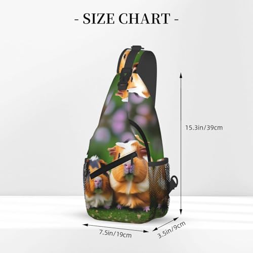 Morrales de crossbody con diseño de conejillos de indias miniatura 3