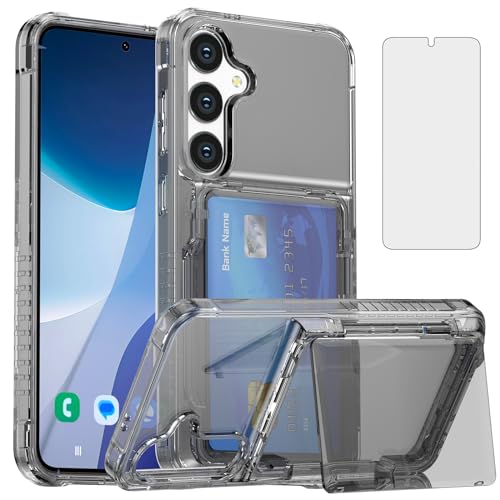 Coque Samsung S24 protégeant l'écran des rayures avec fente carte bancaire