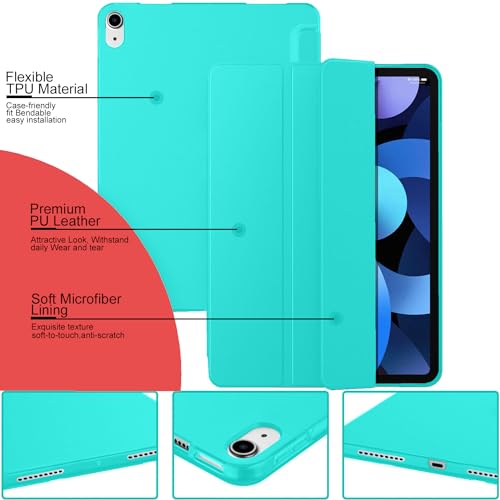 Image of DuraSafe Cases iPad PRO 10.5 Inch 2017 Air 10.5 3rd Generation 2019 [ Air 3 ] MQF12HN /A MQEY2HN /A MQF22HN /A MQF02HN /A Protective Durable Shock Proof Supportive Magnetic Dual Angle Stand Cover - Green