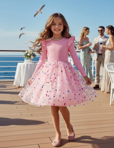 Image of PATPAT Girls Tulle Tutu Party Birthday Princess Formal Fancy Princess Dress