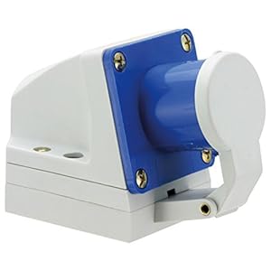 Jäger Direkt CEE-Wandsteckdose 6005136 Klappdeckel