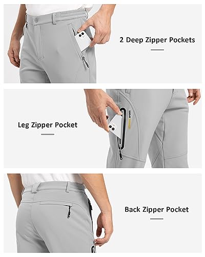 Pantalon de ski chaud homme imperméable contre le froid en camping - 5