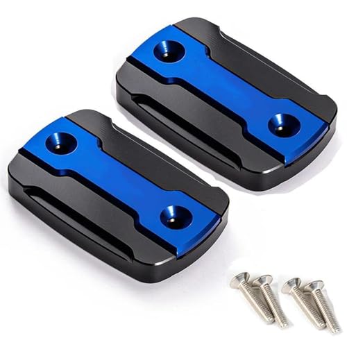 Tapa de freno delantero XMAX 300 de aluminio azul que protege el depósito ante impactos