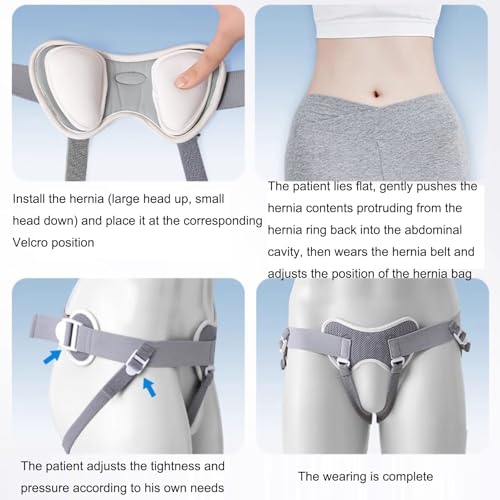 Faja para Hernia Inguinal con Almohadilla y Cinturón Ajustable miniatura 4