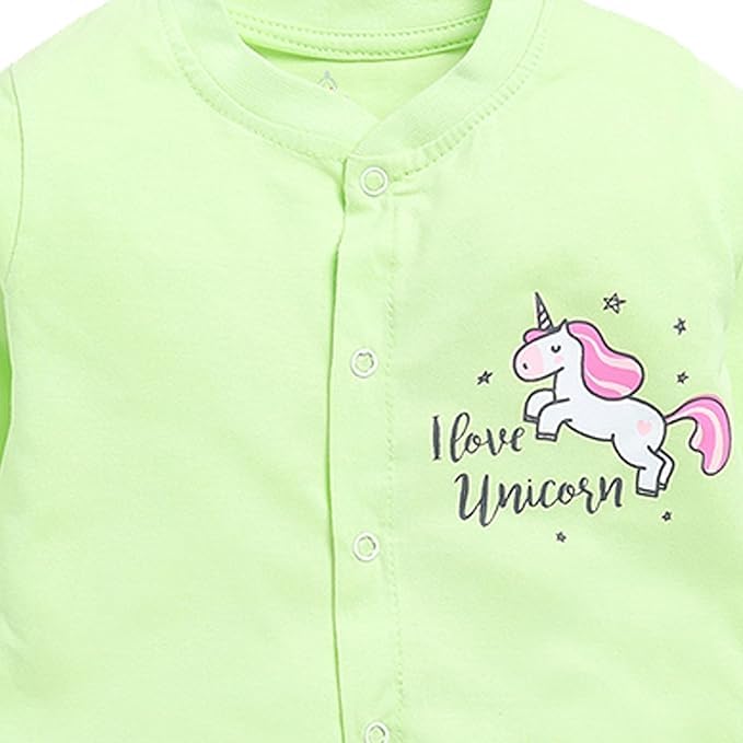 Image of TINYO Boy's Self Design Regular Fit Sleepsuit for Baby Kids