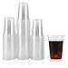 Plastic Cups, 100 Pack 14 Oz Clear Plastic Cups, Plastic Cups 14 Oz Clear Cups, Disposable Clear Plastic Cups Water Cups Disposable Cups, 14 Oz Water Clear Plastic Cups Clear Plastic Cups Plastic Cups