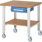 Hauteur de travail réglable de 950 à 1000 mm