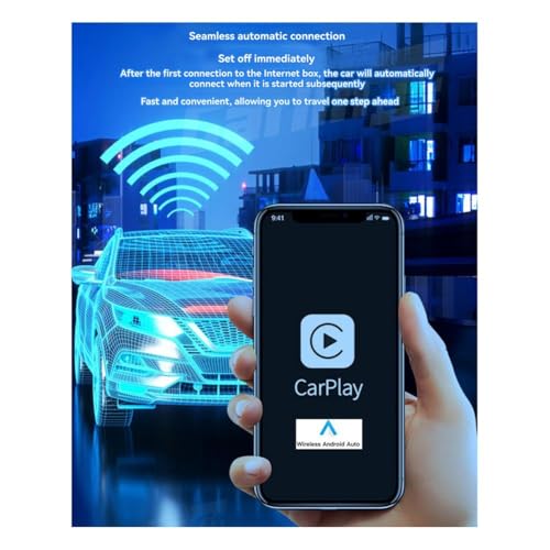 Caja CarPlay y Android Auto con sistema de navegación mini para coche 7