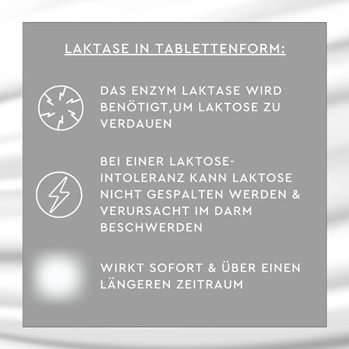 Laktase-Tabletten von Sunlife 6000 FCC Mini-Tabletten, 100 Stück