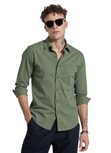 moonxs Stylish Cotton Shirt for Men | Long Sleeve Regular Fit Casual Wear | Trendy Daily, Office & Party Outfit | Comfortable Breathable Fabric Ab.-picture-28