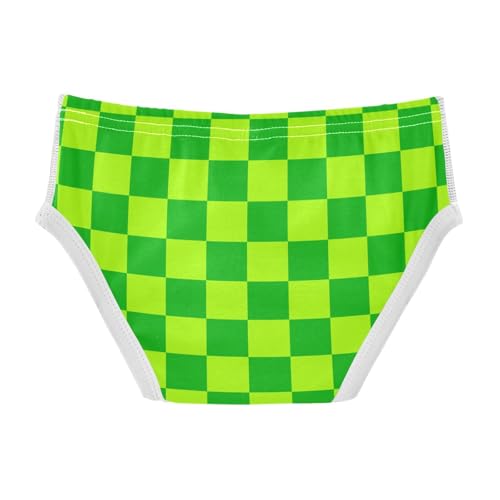Green Buffalo Checkered Toddler Boy's Underwear 2T2
