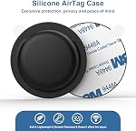 for AirTag Fabric Holder,4Pack Air Tags Case,AirTag Mount with 3M Adhesive Sticker for Apple AirTag 1st & 2nd Generation| Secure & Discreet | for Luggage,Camera Bags,Backpacks, & Purses
