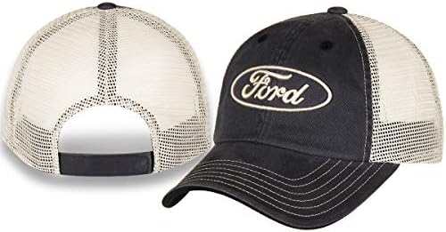 Checkered Flag Sports Ford Mesh Trucker Unstructured Adjustable Gray Hat/Cap