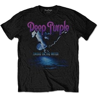 Deep Purple – T-Shirt – Homme Noir Noir - Les Beatles, Paul McCartney, John Lennon, RIngo Starr, George Harrison
