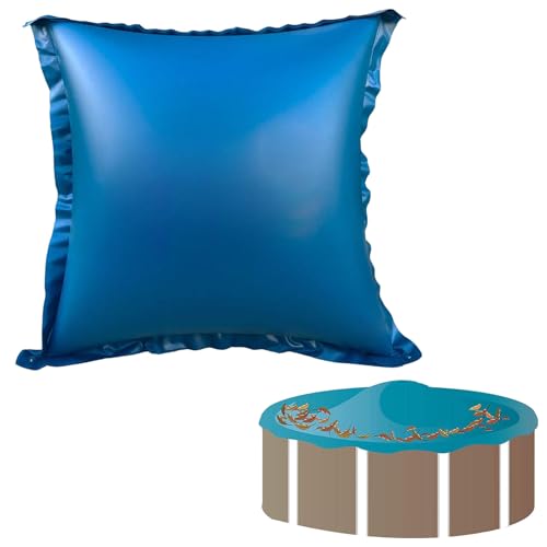 Zohuwerui Oreiller de Piscine d'hiver, 4×4ft Coussin Gonflable pour Hivernage de Piscine, Coussin Flotteur pour Couverture de Piscines Hors Sol, Accessoires de Piscines