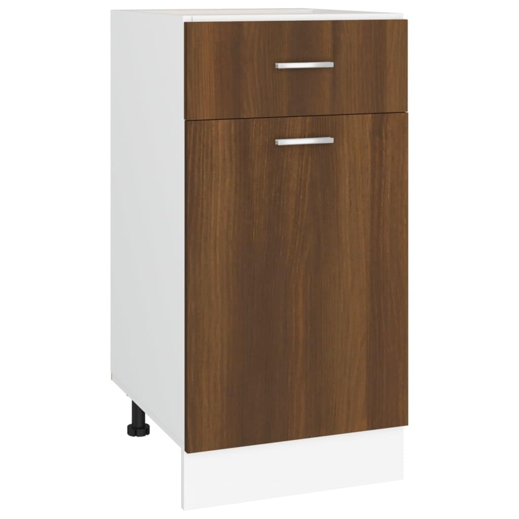 vidaXL Drawer Bottom Cabinet Lyon Brown Oak 40x46x81.5 cm Engineered Wood — image 1