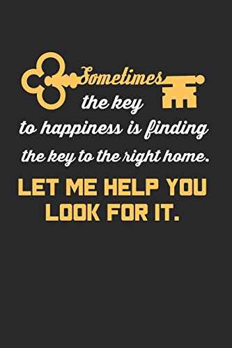 Realtor Notebook - Seller Agent Journal Planner: Real Estate Salesperson Organizer For Men