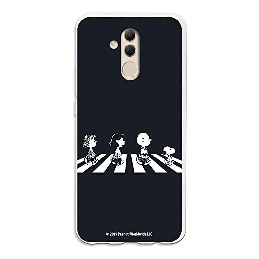 Funda para Huawei Mate 20 Lite Oficial de Snoopy Personajes Beatles para Proteger tu móvil. Carcasa para Huawei de Silicona Flexible con Licencia Oficial de Peanuts.
