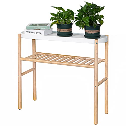 Aprtat 2 Tier Plant Stand Rack With Storage, Bamboo Plant Stands Indoor For Multiple Plants Corner Plant Stand | Planter Stand | Plant Rack | Indoor Wood Plant Stands #TOP5