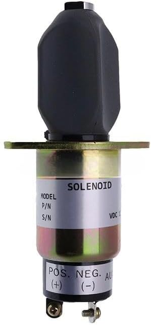 12V Fuel Shut Off Throttle Solenoid 106370 for Engine DF750 GF750 WG750 DF972 Skyjack Scissor Lift SJ600 SJ6826RT SJ7027RT SJ7135RT