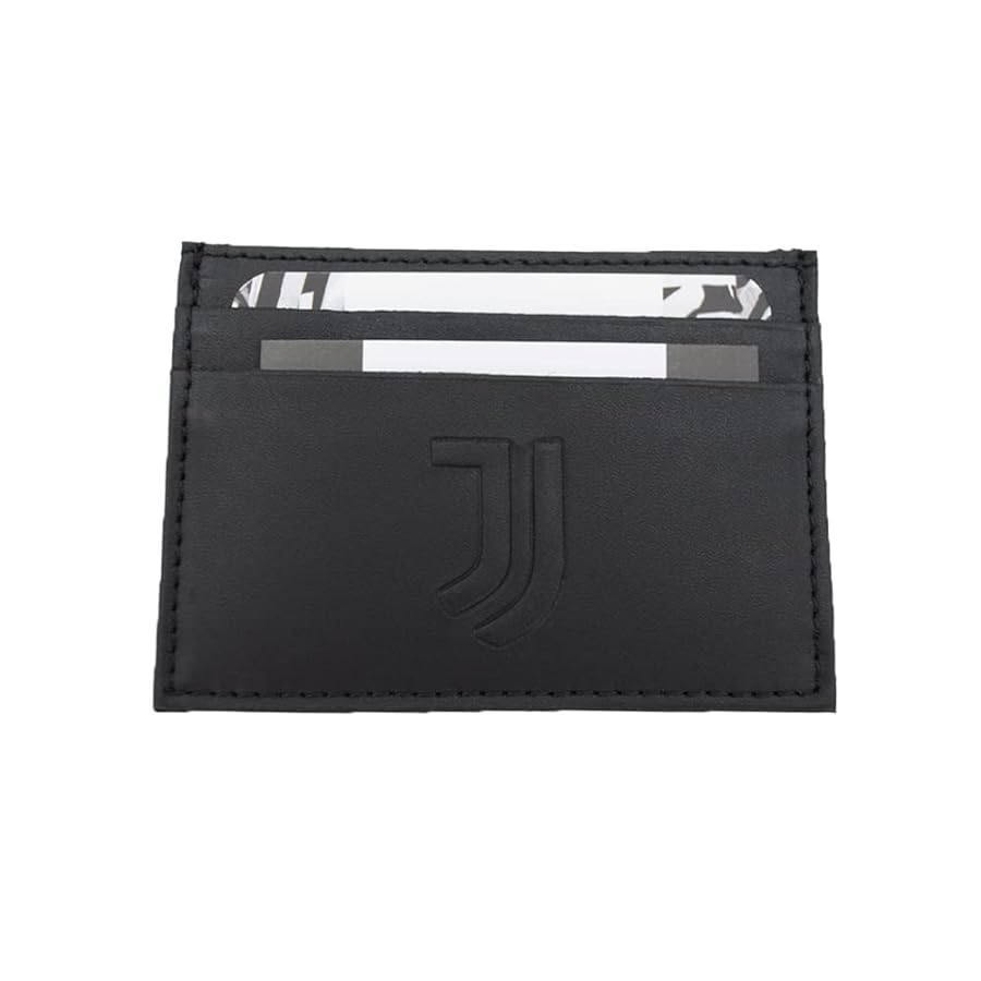 Portafoglio Juventus Bifold - Ecopelle Con Logo, Nero - Foto 5