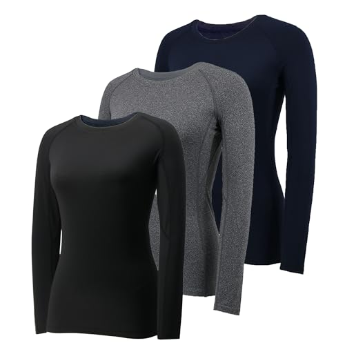 Chemise compression femme anti humidité manches longues entraînement running