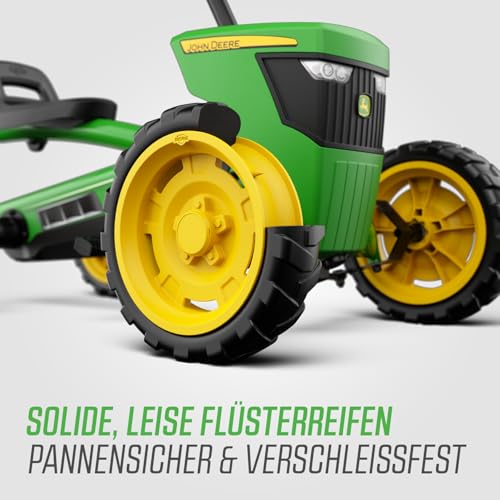Berg Gokart Buzzy John Deere | Kinderfahrzeug, Tretauto, Sicherheid und Stabilität, Kinderspielzeug geeignet für Kinder im Alter von 2-5 Jahren