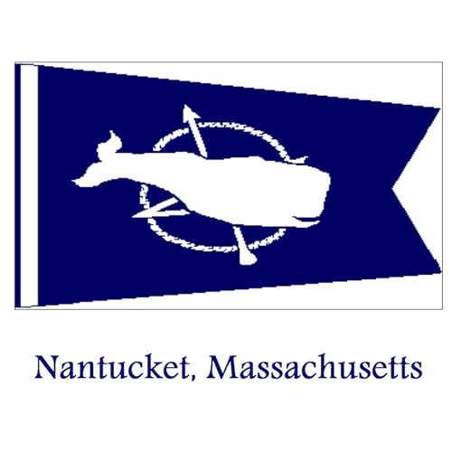 Taza Mega Cerámica 20 oz CafePress Nantucket MA Flag miniatura 3