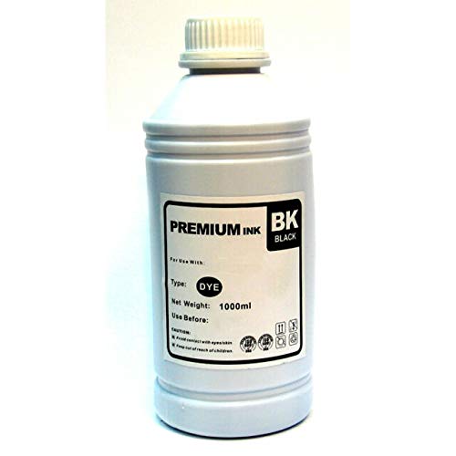 Inchiostro Universale Nero 1000ml Compatibile Con Hp Lexmark Canon Brother