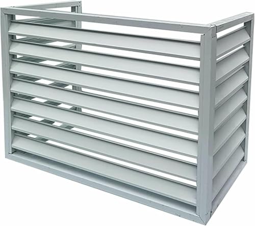 Grille de climatisation en aluminium pour masquer un bloc moteur