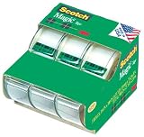 Scotch Brand Learning Resources MMM3105 Scotch Magic Tape 3/4 Inch X 300 Inches 3 ea, Translucent (5