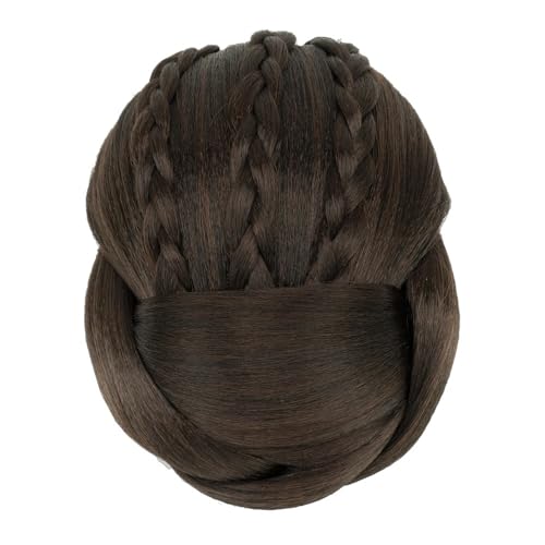 Llhdmeng Synthetic Hair Chignon Bun Donut Hairpieces Scrunchie Clip in