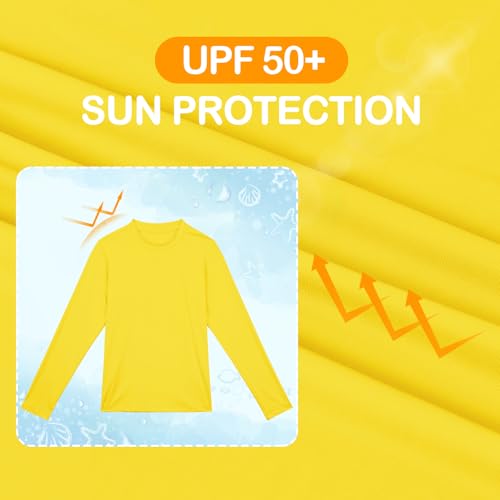 Boys Rash Guard Swim Shirt Long Sleeve UPF 50+ for Toddler Kids UV Protection Outdoor Rashguard Sun Shirt2