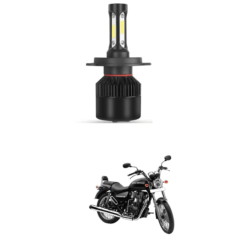 Universal Bike LED Headlight Bulb Replacement H4 LED Headlight Fog Lamp Projector Lens 4 COB/LED Motorbike Fog Light, Dash Light Comfortable With Thun-der-bird 350-image-28