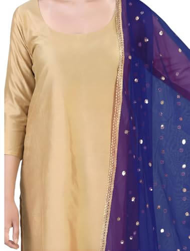 Image of Studio Shringaar Women's Net sequence Embroidered Full Size Dupatta