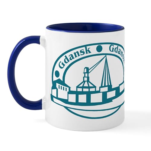 CafePress Gdansk Passport Stamp Mug 11 oz Ceramic