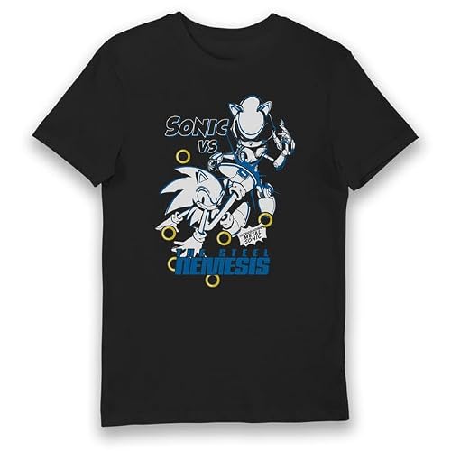 Bioworld Sonic The Hedgehog Metal Sonic The Steel Nemesis Adults T-Shirt-XL