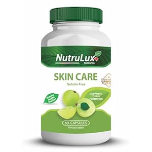 NutruLux Skin Care (60 mg Vitamin C) Halal Vegan Gelatin Free Capsules – Essential Supplement for Skin Health, Wellness Support with Vitamin C Capsules, 60 Capsules (2)