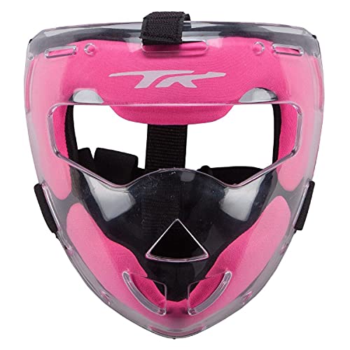 TK Field Hockey Mask – Protective Face Mask for Girls & Boys - Field Hockey Equipment & Protective Gear for Players - Pink