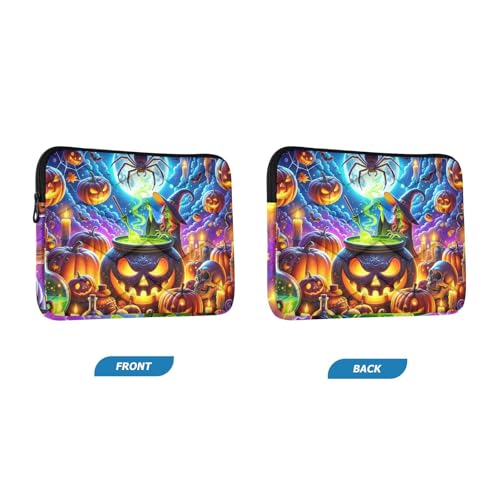 Funda para portátil Halloween Pumpkin Moon Sky 14.5 pulg miniatura 2