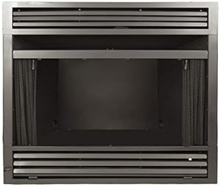 Pleasant Hearth 32 in. Circulating Zero Clearance Universal Vent Free firebox, Black