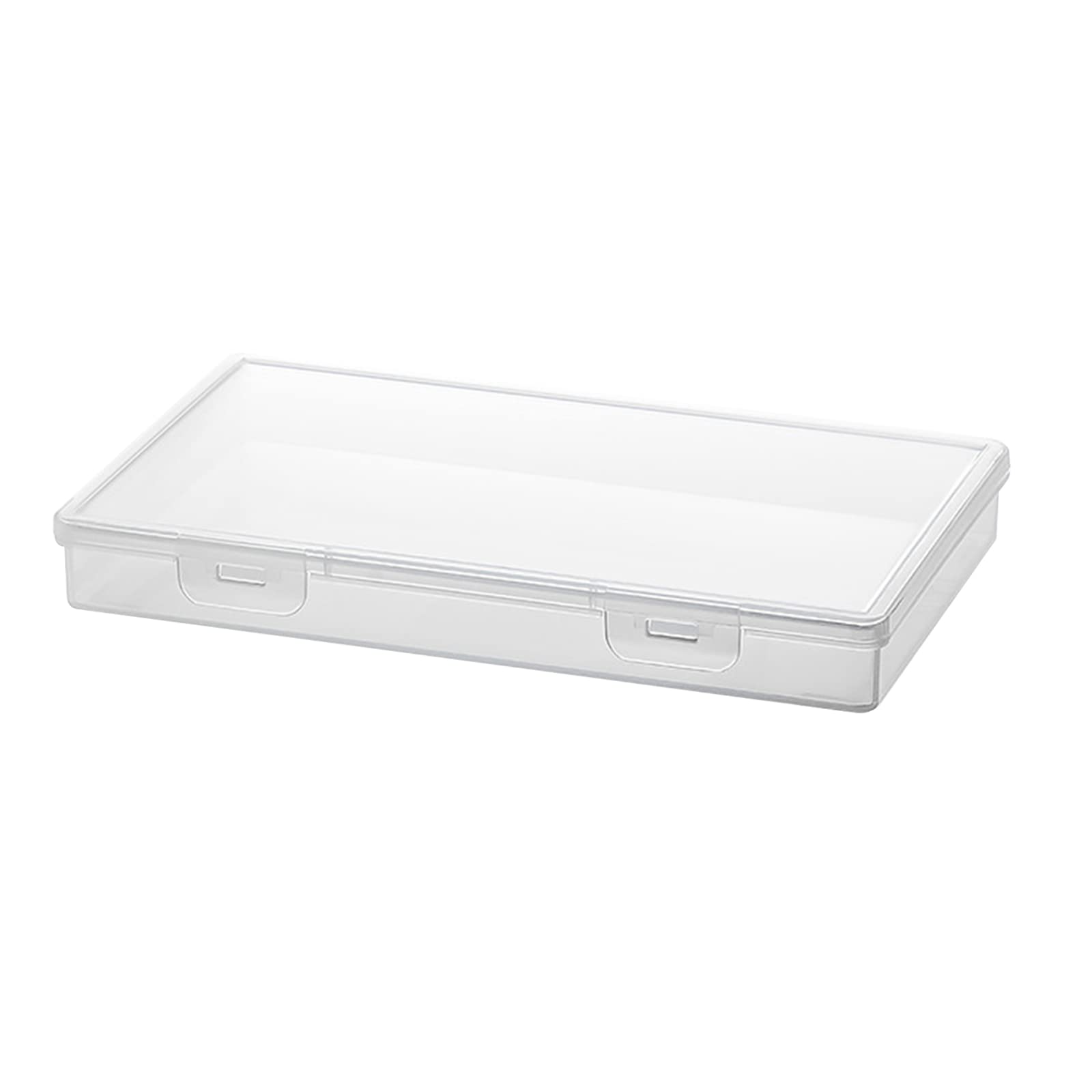 NLAIOUSL Clear Brush Painting Pencils Storage Box Watercolor Pen Container Drawing Tools Bin Sturdy Stationery Storage Paint Brush Finishing Case