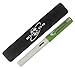 Gullor Jinhao Fountain Pen 599, White Body, M Nib, Green Cap
