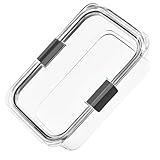 Amerizy Large 9.6 Cup Airtight Food Storage Container – Leakproof, Clear Plastic Meal Prep Box with Locking Lids for Kitchen, Pantry & Fridge