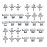 Artikelgewicht: 41g XIOKLM 30 stücke Auto Fastener Clip Niet Verkleidung Körper Trim Panel Fastener Clips Kompatibel Sacco 190 W201 W124 A124 S124 Befestigungs Clip