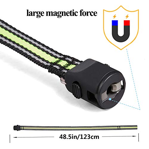 Easy Lock Dog Collar And Leash Set, One Hand Easily Connect Dog Collars For Small Dogs, 360° Magnetic Clasp & Reflective Pet Collars (S,M,L) #TOP3