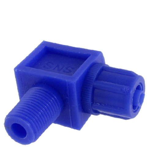 Ruilogod 25/64 'Hilo macho Conector de diámetro Tipo Azuelo L Configura Plástico Ajuste