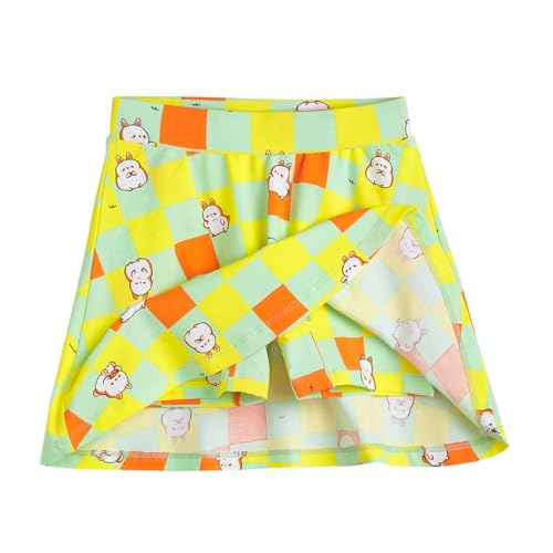 Image of YouGotPlanB Cotton Skater Skirt for Girls | Pack of 1 | Ages 3-16 Years | Attached Inner Shorts | Ideal for Sports & Play
