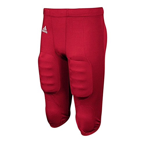 adidas Men's Press Coverage Football Pant Power Red/White Medium