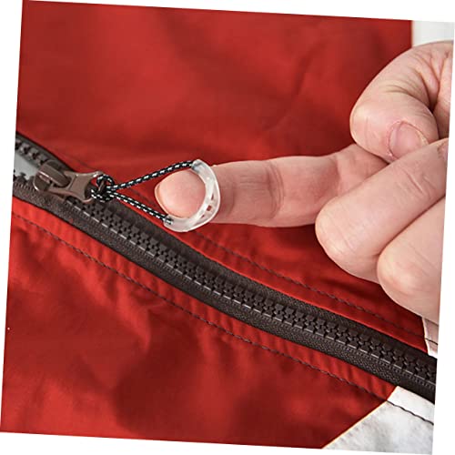 INOOMP 160 Pçs Mochila Zíper Luminoso Puxador De Botas Acessórios De Acessórios Extrator De Guarniçã